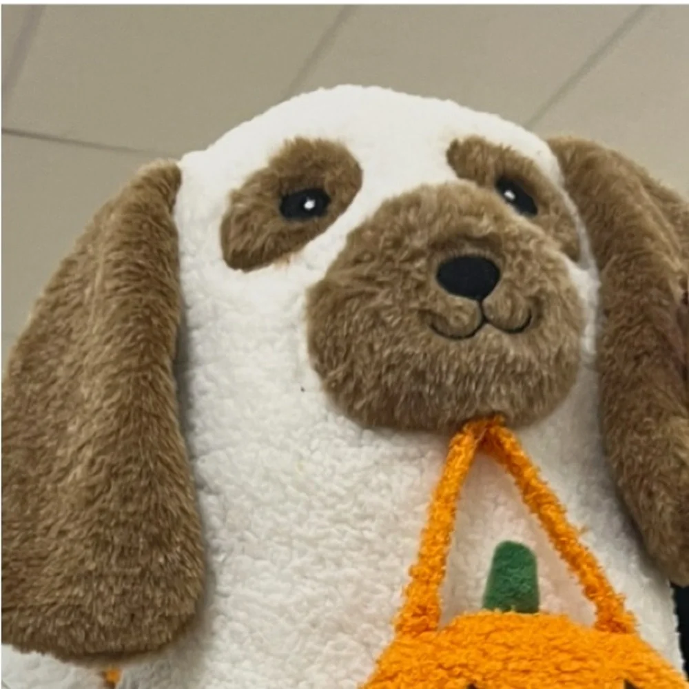 NWT ⚜️🐶⚜️ Doggie Ghost Pillow with pumpkin bag